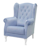Parma - Backwing Velvet Chair, Wing Armchair-Armchair-Belle Fierté