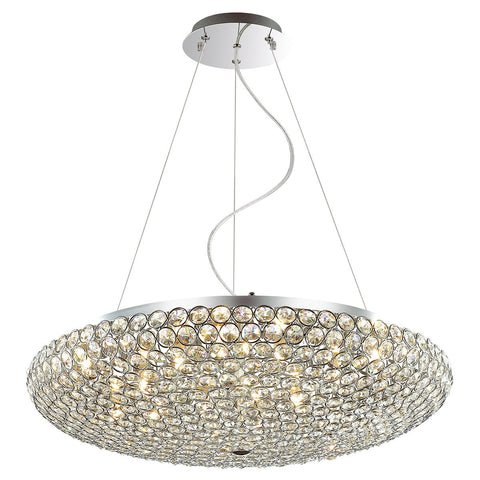 Ida- Luxury Oversized Ceiling Lamp, Elegant Crystal Chandelier-Ceiling Lamp-Belle Fierté
