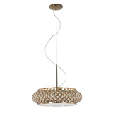 Julia - Luxury Ceiling Lamp, Golden Crystal Chandelier-Ceiling Lamp-Belle Fierté