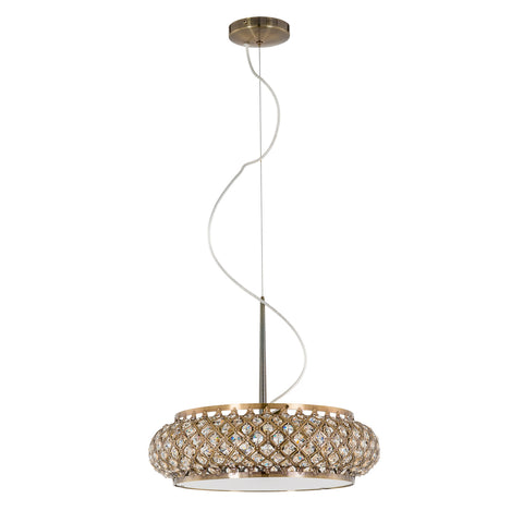 Julia - Luxury Ceiling Lamp, Golden Crystal Chandelier-Ceiling Lamp-Belle Fierté