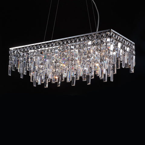 Alice - Luxury Oversized Ceiling Lamp, Elegant Crystal Chandelier-Ceiling Lamp-Belle Fierté