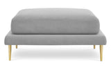 Montel - Velvet Ottoman, Coffee Table-Ottoman-Belle Fierté