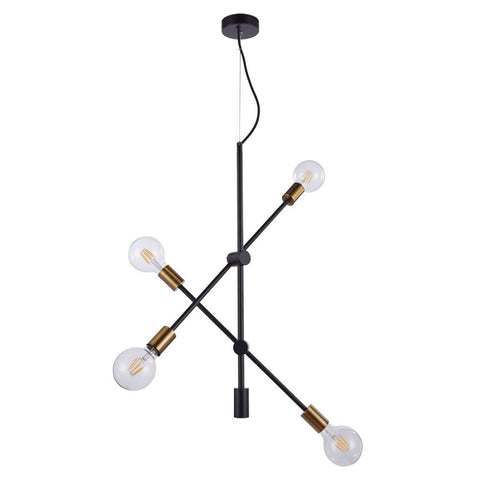 Sara - Modern 4 Light Ceiling Lamp, Contemporary Pendant Light-Ceiling Lamp-Belle Fierté