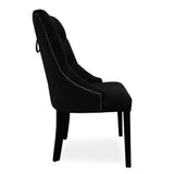 Savannah - Chesterfield Knocker Ring Velvet Dining Chair-Chair-Belle Fierté