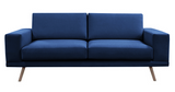 Clara - Contemporary 3 Seater Velvet Sofa-Sofa-Belle Fierté