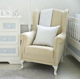 Alma - Wing Armchair, Nursery Chair-Armchair-Belle Fierté