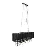 Luca - Black Shade Over Table Ceiling Pendant Lamp, Kitchen Dining Room Lighting-Ceiling Lamp-Belle Fierté