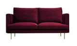 Presto - Contemporary 2 Seater Velvet Sofa-Sofa-Belle Fierté