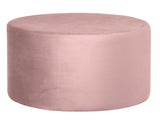 Andes - Round Cocktail Ottoman, Upholstered Coffee Table-Ottomans and Footstools-Belle Fierté