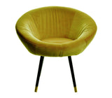 Cava - Contemporary Velvet Accent Chair-Chair-Belle Fierté
