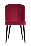 Bruton - Velvet Dining Chair-Chair-Belle Fierté