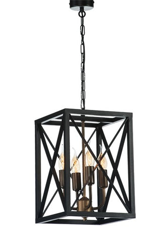 Renaud - Rustic Farmhouse Chandelier, Lantern Pendant-Chandelier-Belle Fierté