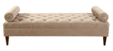 Seville - Glamour Chesterfield Chaise Lounge, Velvet Bench-Chaise Lounge-Belle Fierté