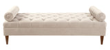 Seville - Glamour Chesterfield Chaise Lounge, Velvet Bench-Chaise Lounge-Belle Fierté