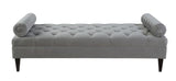 Seville - Glamour Chesterfield Chaise Lounge, Velvet Bench-Chaise Lounge-Belle Fierté