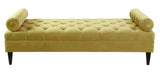 Seville - Glamour Chesterfield Chaise Lounge, Velvet Bench-Chaise Lounge-Belle Fierté