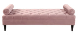 Seville - Glamour Chesterfield Chaise Lounge, Velvet Bench-Chaise Lounge-Belle Fierté