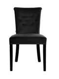 Grace - Studded Back Ring Velvet Chesterfield Dining Chair-Chair-Belle Fierté