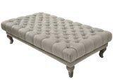 Pia - Upholstered Coffee Table, Tufted Ottoman-Benches & Ottomans-Belle Fierté