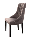 Primo - Chesterfield Velvet Dining Chair with Crystals-Chair-Belle Fierté