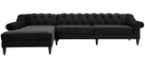 Sassari- XL Elegant Chesterfield Velvet Corner Sofa-Sofa-Belle Fierté