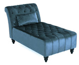 Elton - Glamour Chesterfield Velvet Chaise Lounge, Day Bed-Chaise Lounge-Belle Fierté