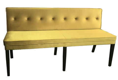 Sara - Velvet Dining Bench-Benches & Ottomans-Belle Fierté