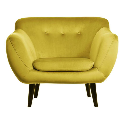 Gabriel - Scandi Upholstered Velvet Armchair-Armchair-Belle Fierté