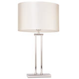 BAILEY - Glamour White and Chrome 60cm Table Lamp-Table Lamp-Belle Fierté