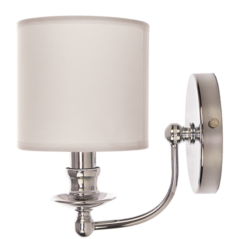 Felicity - Glamour Wall Lamp, White Shade Wall Light-Wall Light-Belle Fierté