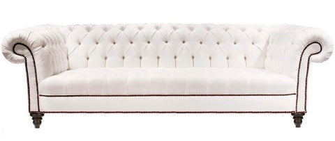 Newington - Genuine Leather 3 Seather Chesterfield Sofa-Sofa-Belle Fierté