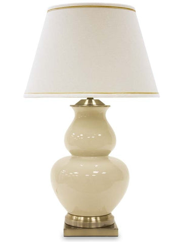 Manuel - Glamour Beige Table Lamp 75 cm-Table Lamp-Belle Fierté