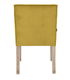 Erin - Wing Dining Chair, Accent Velvet Chair-Chair-Belle Fierté
