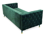 Acerra - 2 Seater Contemporary Chesterfield Velvet Sofa-Sofa-Belle Fierté