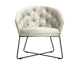 Kaylee - Contemporary Velvet Armchair, Occasional Chair-Armchair-Belle Fierté