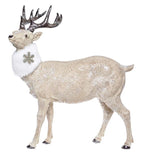 Reindeer L - Gold Glitter Statue, Christmas Home Decoration-Christmas Decorations-Belle Fierté