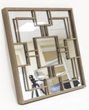 Celeb - Contemporary Metal Mirror, House Wall Decoration-Mirrors-Belle Fierté