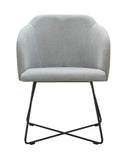 Agathe - Contemporary Metal Base Dining Chair-Chair-Belle Fierté