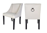 Vitum - Knocker Dining Chair, Velvet Accent Chair-Chair-Belle Fierté