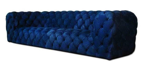 Sofa tufted shop velvet