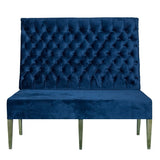 Avery - Chesterfield Dining Bench, Tufted Velvet Banquette-Benches & Ottomans-Belle Fierté