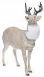 Reindeer XL - Gold Glitter Statue, Christmas Home Decoration-Christmas Decorations-Belle Fierté